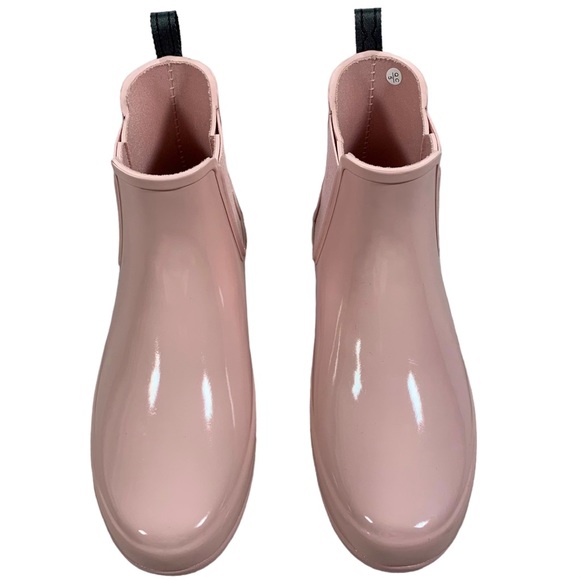 Hunter Women’s Original Pink Chelsea Gloss Rain Boot Size 8 - Picture 3 of 6